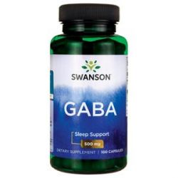 Swanson GABA 500mg 100caps