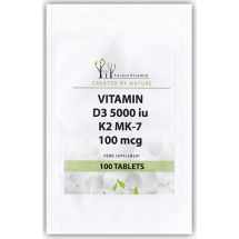 FOREST Vitamin D3 5000IU K2MK7 100mcg 100tab.