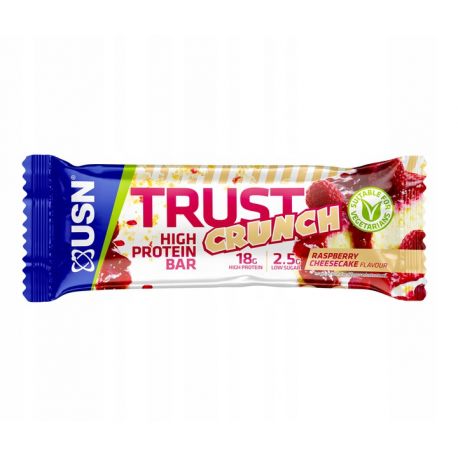 USN Trust Crunch Bar 60g Raspberry Cheesecake
