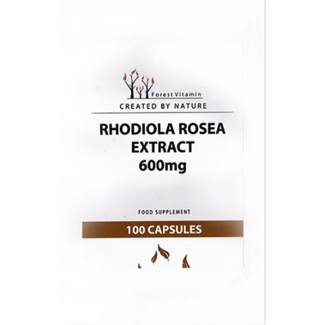 FOREST Vitamin Rhodiola Różeniec Górski 600mg 100caps. 