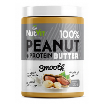 NutVit 100% Peanut Butter + Protein 1000g Smooth