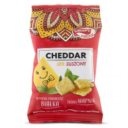 Crispy Natural Ser Cheddar suszony Chipsy 15g