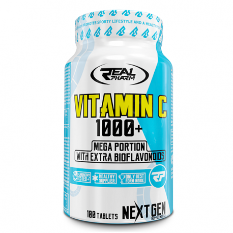 Real Pharm Vitamin C 1000 + - 100 tabs.