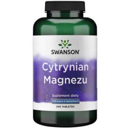 Swanson Cytrynian Magnezu 240 tab