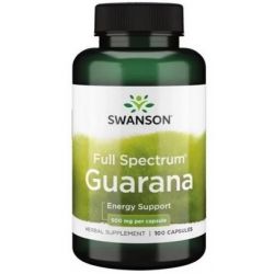 Swanson Guarana 500mg 100kaps
