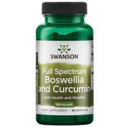 Swanson Boswellia & Curcumin 60 caps 