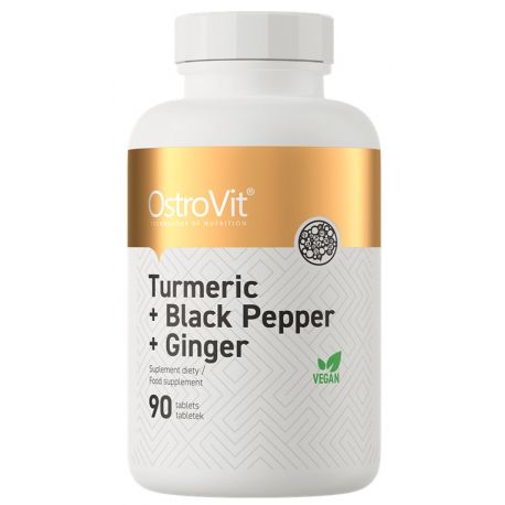Ostrovit Turmenic + Black Pepper + Ginger 90tabs