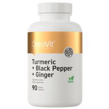 Ostrovit Turmenic + Black Pepper + Ginger 90tabs