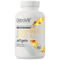 Ostrovit Vitamin D3 2000 softgel 60caps.