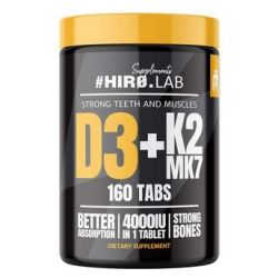 Hiro.Lab Vitamin D3 4000 + K2 MK7 160 tab.