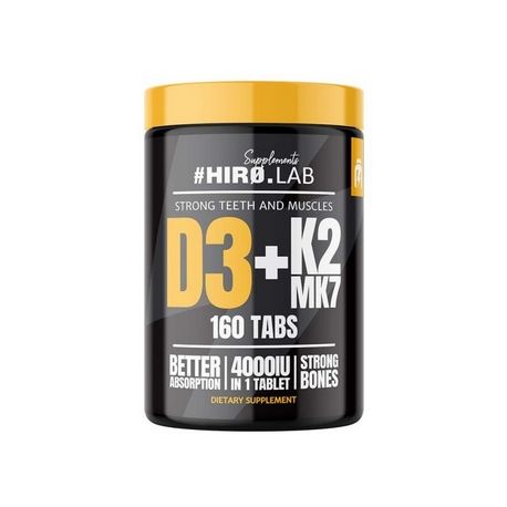 Hiro.Lab Vitamin D3 4000 + K2 MK7 160 tab.