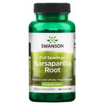 Swanson Sarsaparilla (Kolcorośl) 450mg 60kaps
