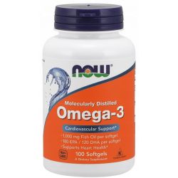 Now Foods Omega 3 1000mg 100 softgels