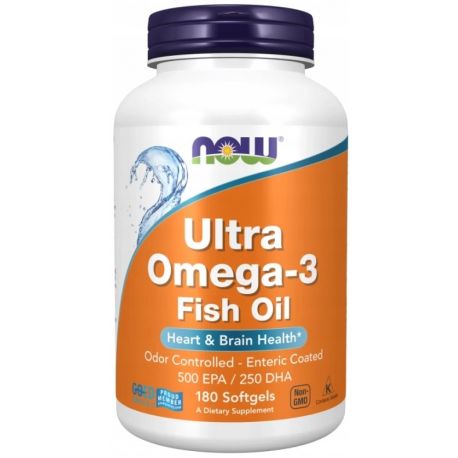 Now Foods Ultra Omega 3 Fish Oil 180 kaps.
