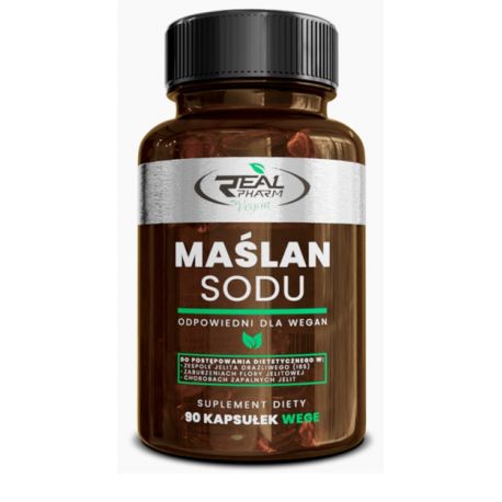 Real Pharm Maślan Sodu 90 caps Vege