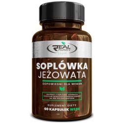 Real Pharm Lion's Mane Soplówka Jeżowata 60caps Vege