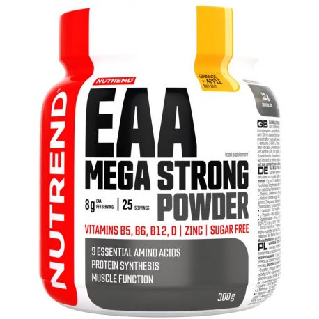 Nutrend EAA Mega Strong Powder 300g Orange Apple