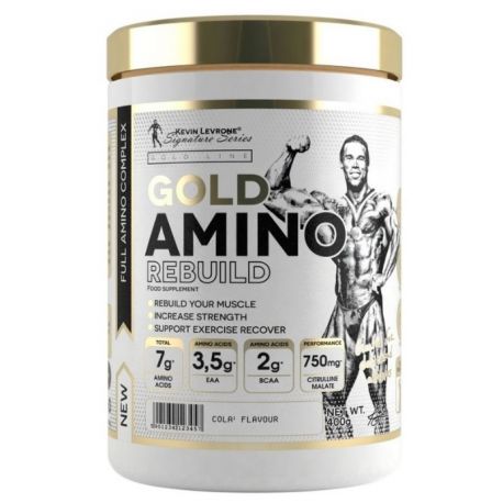 Kevin Levrone Gold Amino Rebuild 400g citrus peach data do 12.2024