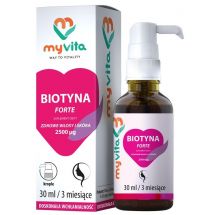 MyVita Krople Biotyna Forte 2500mcg 30ml