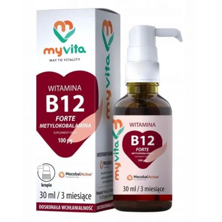 MyVita Krople wit. B12 (metylokobalamina) 30ml