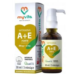 MyVita Krople wit. A+E (800mcg+12mg) Forte 30ml