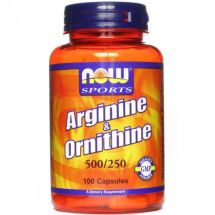 NOW Foods Arginine&Ornithine 100 kaps.