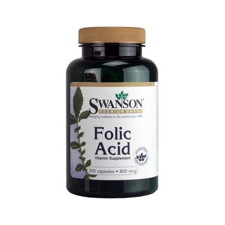 Swanson Kwas Foliowy- Folic Acid 250caps
