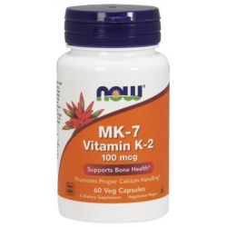 Now Foods MK-7 Vitamin K-2 100mcg 60vcaps