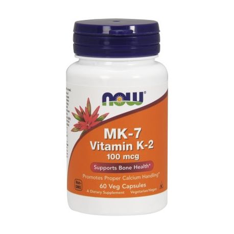 Now Foods MK-7 Vitamin K-2 100mcg 60vcaps