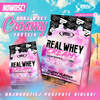 Real Whey Creamy Fluffy Flavour Koncentrat Białka - 700g Strawberry Ice Cream