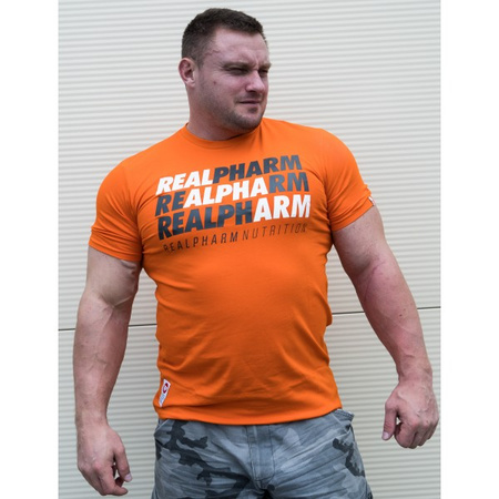T-SHIRT ALPHA POMARAŃCZOWY