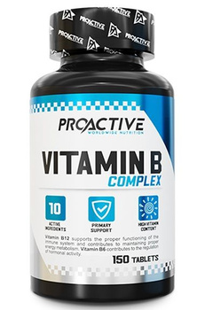 Proactive Vitamin B Complex Kompleks Witaminy B 150tab.