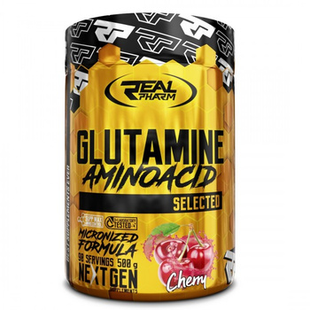 Real Pharm Glutamine Glutamina 500g Lemon