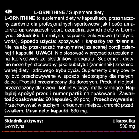 Real Pharm - L-Ornithine 90kaps