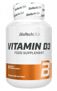 Bio Tech USA Vitamin D3 - 60 kaps.