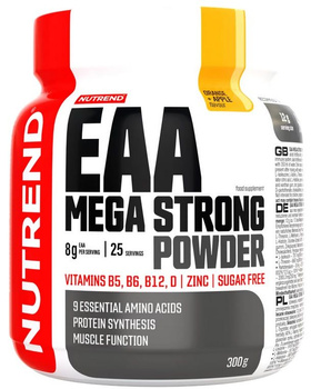 Nutrend EAA Mega Strong Powder 300g Orange Apple