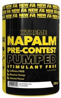 FA Napalm Pre-Contest Pump. Stimulant 350g Red fruit punch