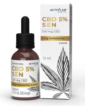 Activlab CBD 5% Sen z Melatoniną 12ml