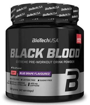 Bio Tech Black Blood CAF+ 300g Blueberry