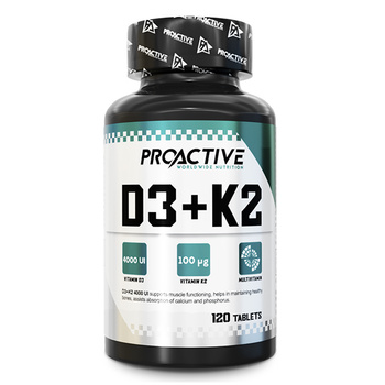 Proactive Witamina Vitamin D3+K2 4000iu 120tab.