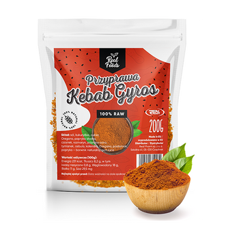 Real Foods - Przyprawa do gyrosa i kebabu 200g