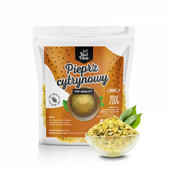 Real Foods - Pieprz cytrynowy 200g