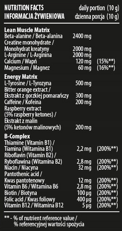 Activlab Black Wolf 300g Owocowy