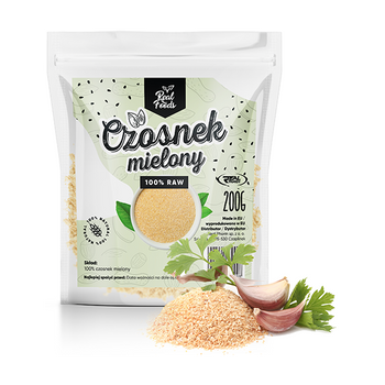 Real Foods - Czosnek mielony 200g