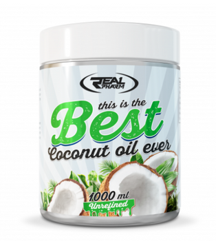 Real Pharm Coconut Oil OLEJ KOKOSOWY 1000ml Nierafinowany