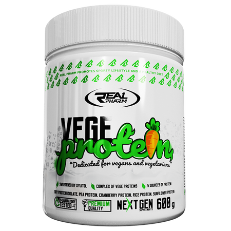 Real Pharm Vege Protein 600g Białko Wegańskie