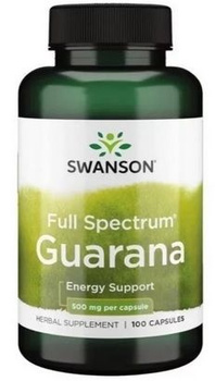 Swanson Guarana 500mg 100kaps