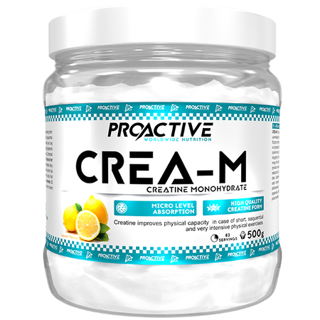 MONOHYDRAT KREATYNY ProActive Crea M 500g LEMON
