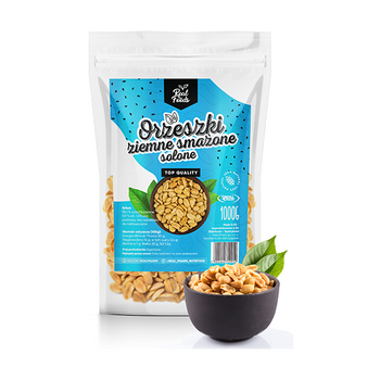 Real Foods - Orzeszki Ziemne Solone Smażone 1000g