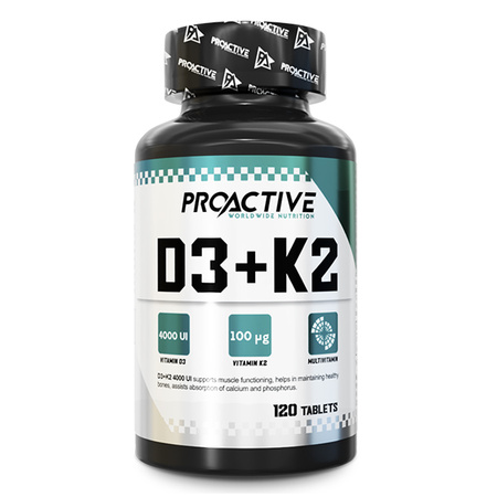 Proactive Witamina Vitamin D3+K2 4000iu 120tab.